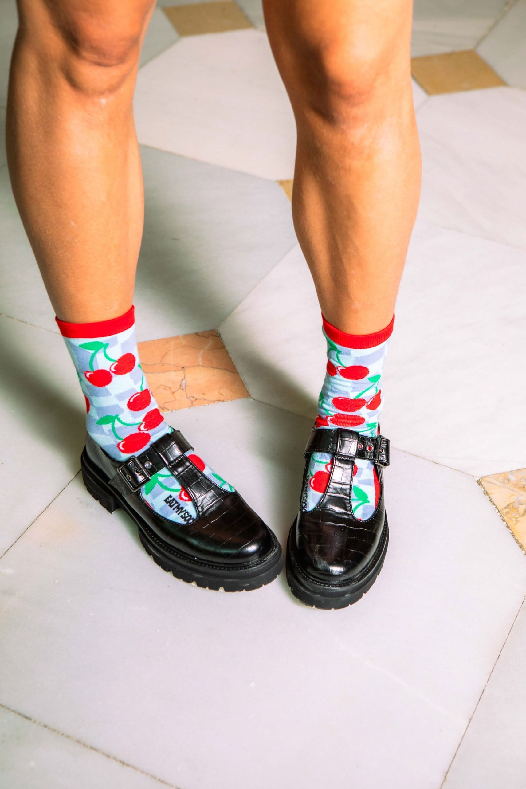Snack Socks Cherry Baby Socks view 4