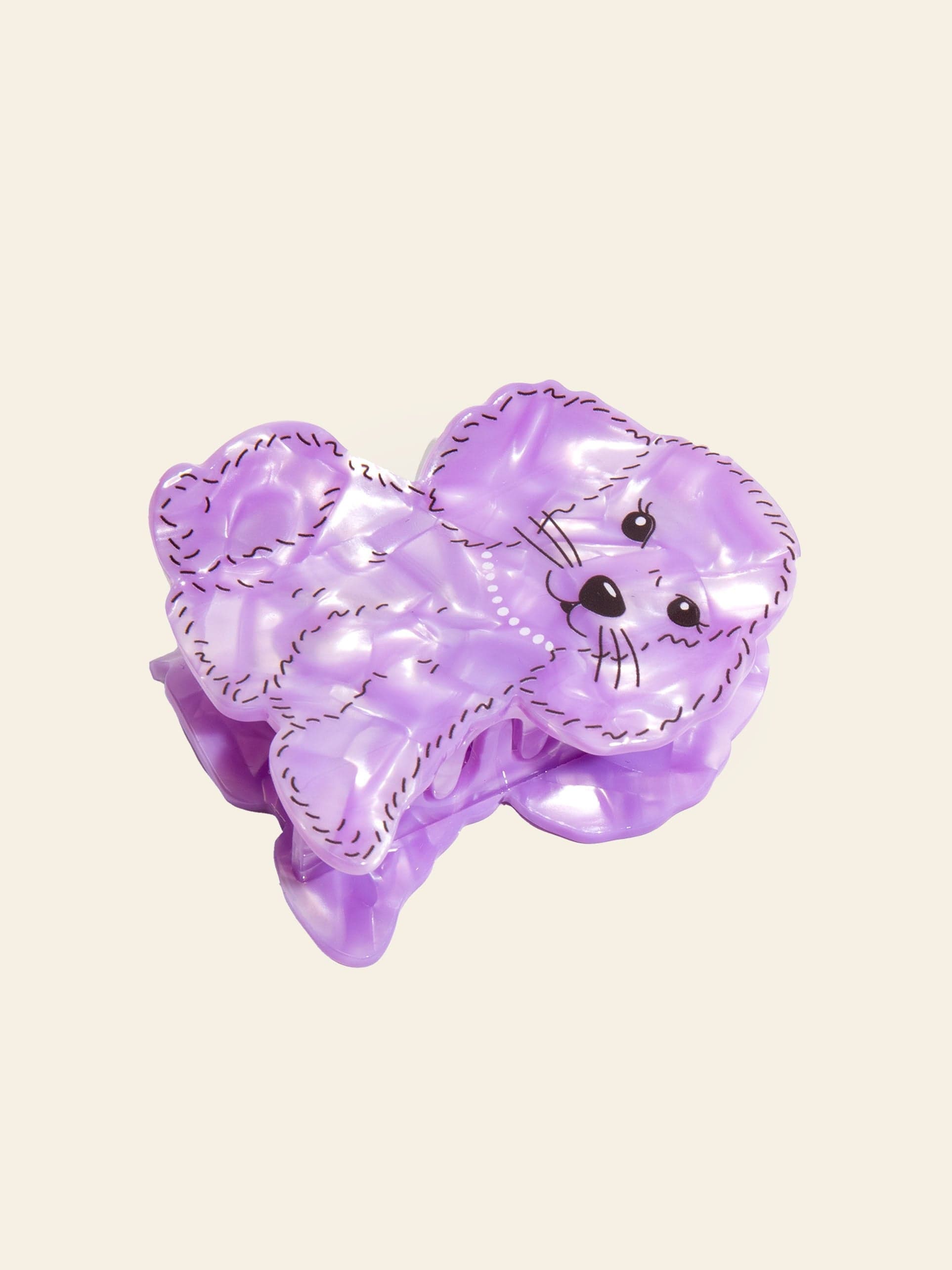 Snack Socks Purple Dog Hair Claw