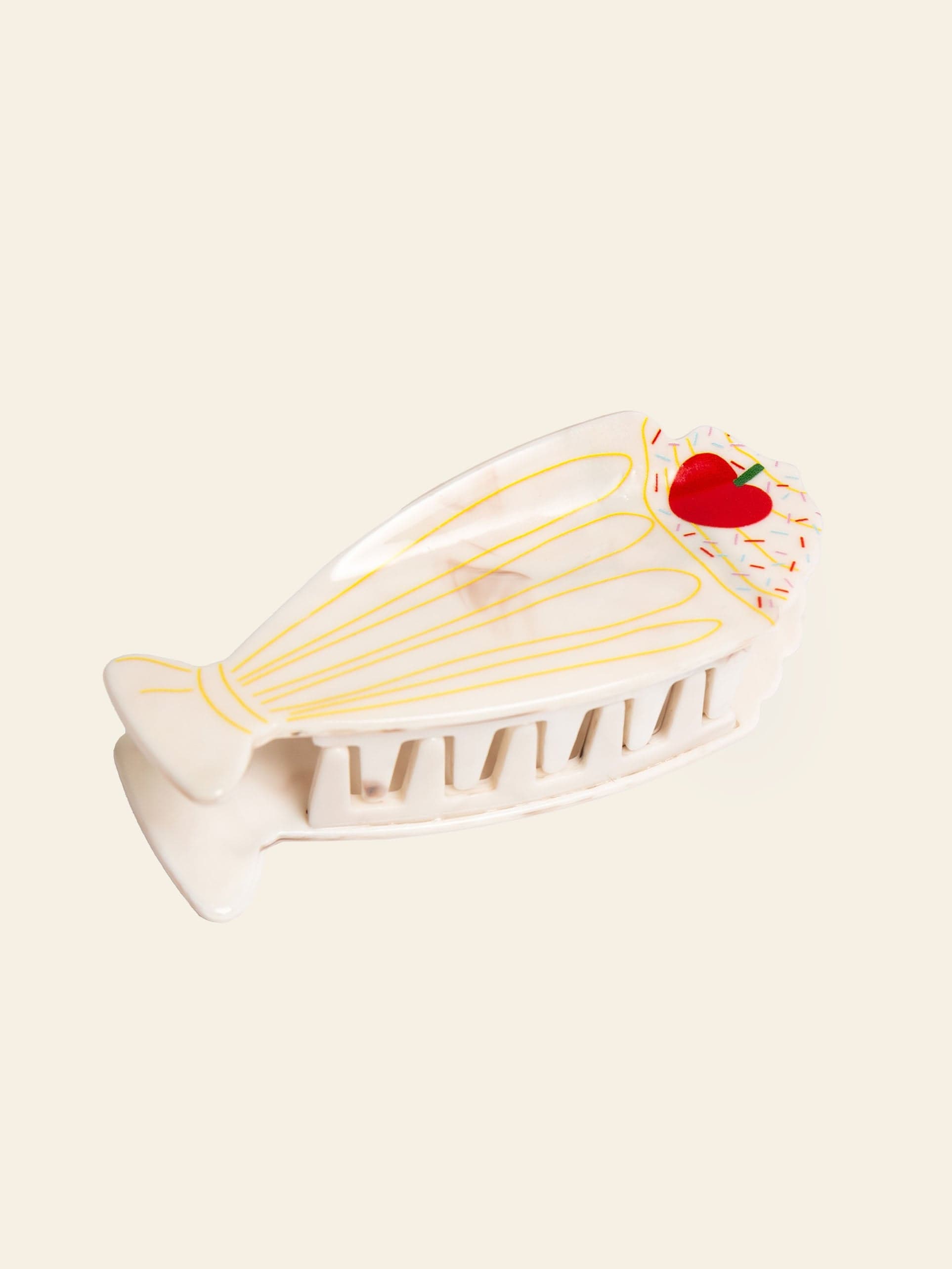 Snack Socks Sunkissed Shake Hair Claw