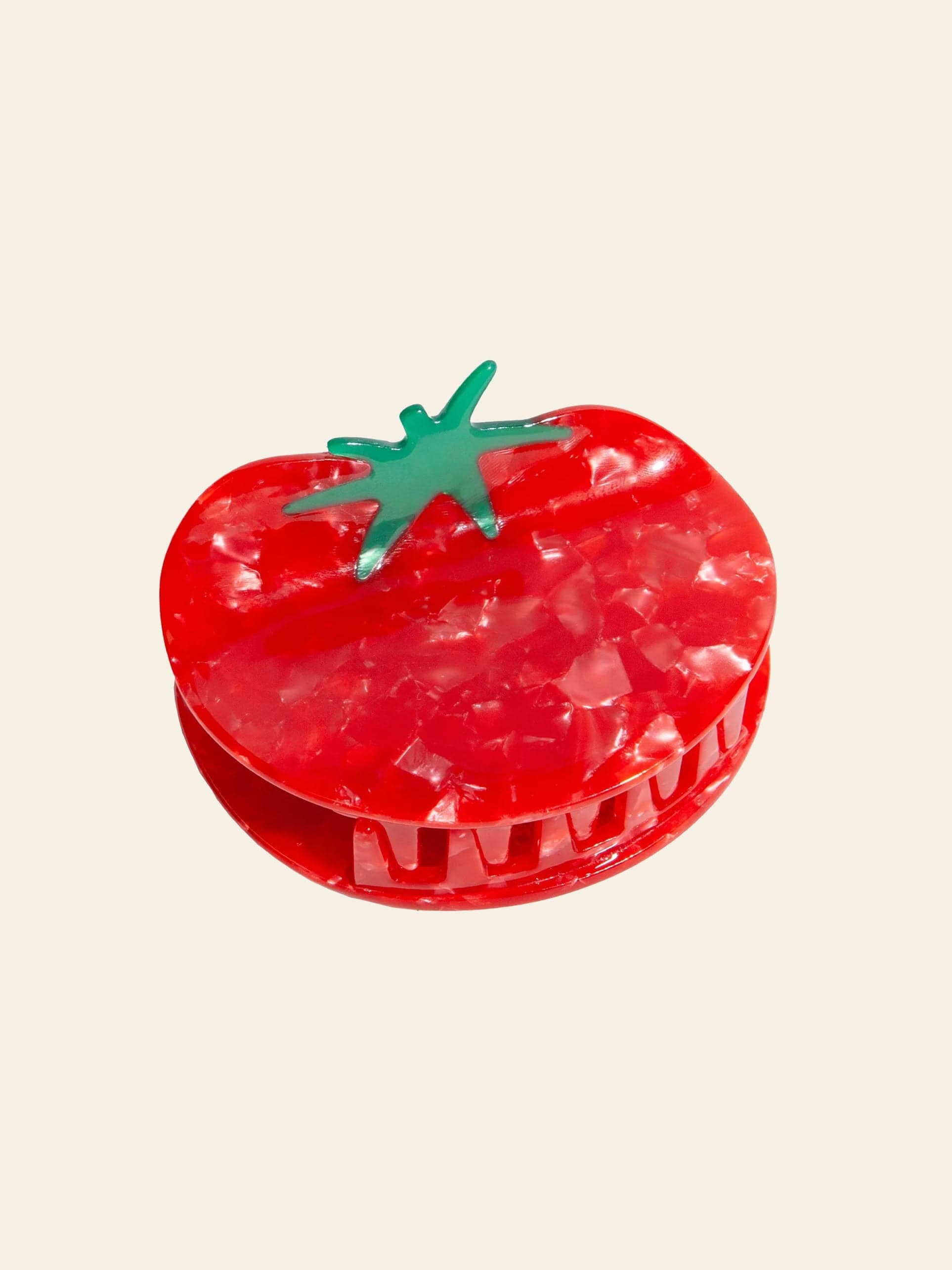 Snack Socks Tomato Hair Claw