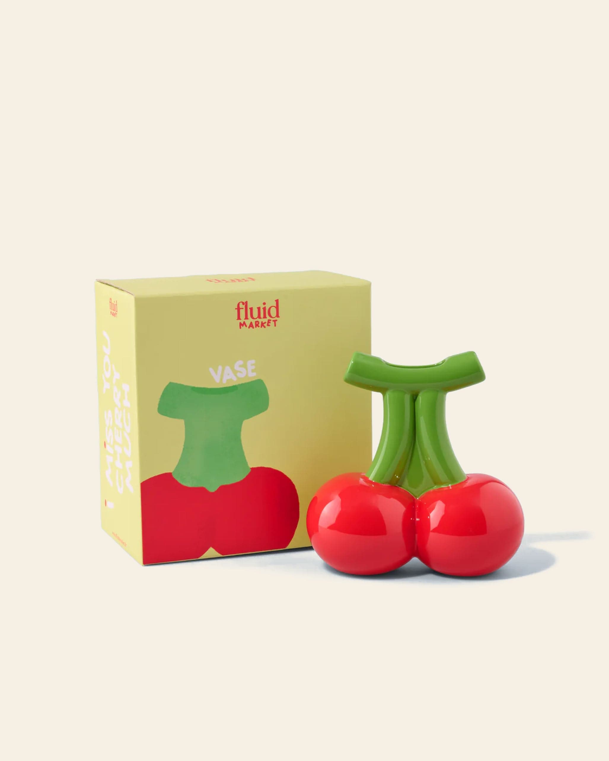 Orchard Studio Cherry Vase view 2