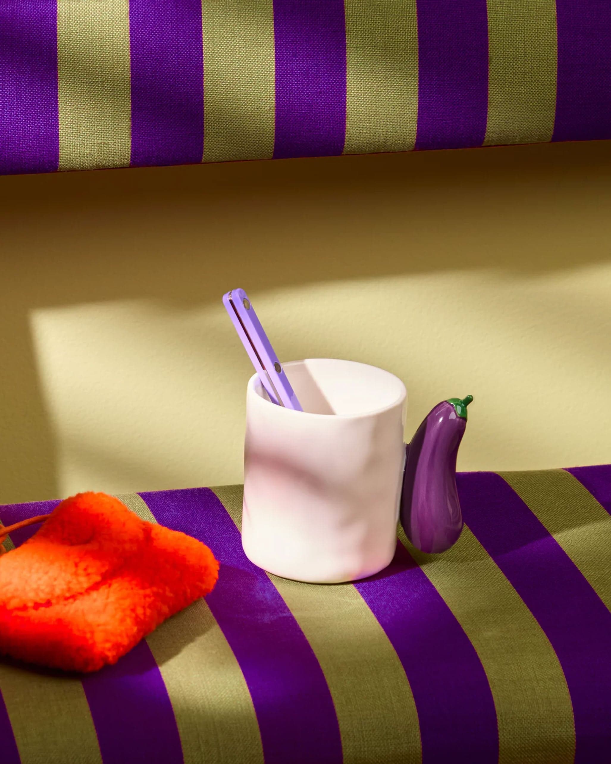 Orchard Studio Eggplant Mug view 3