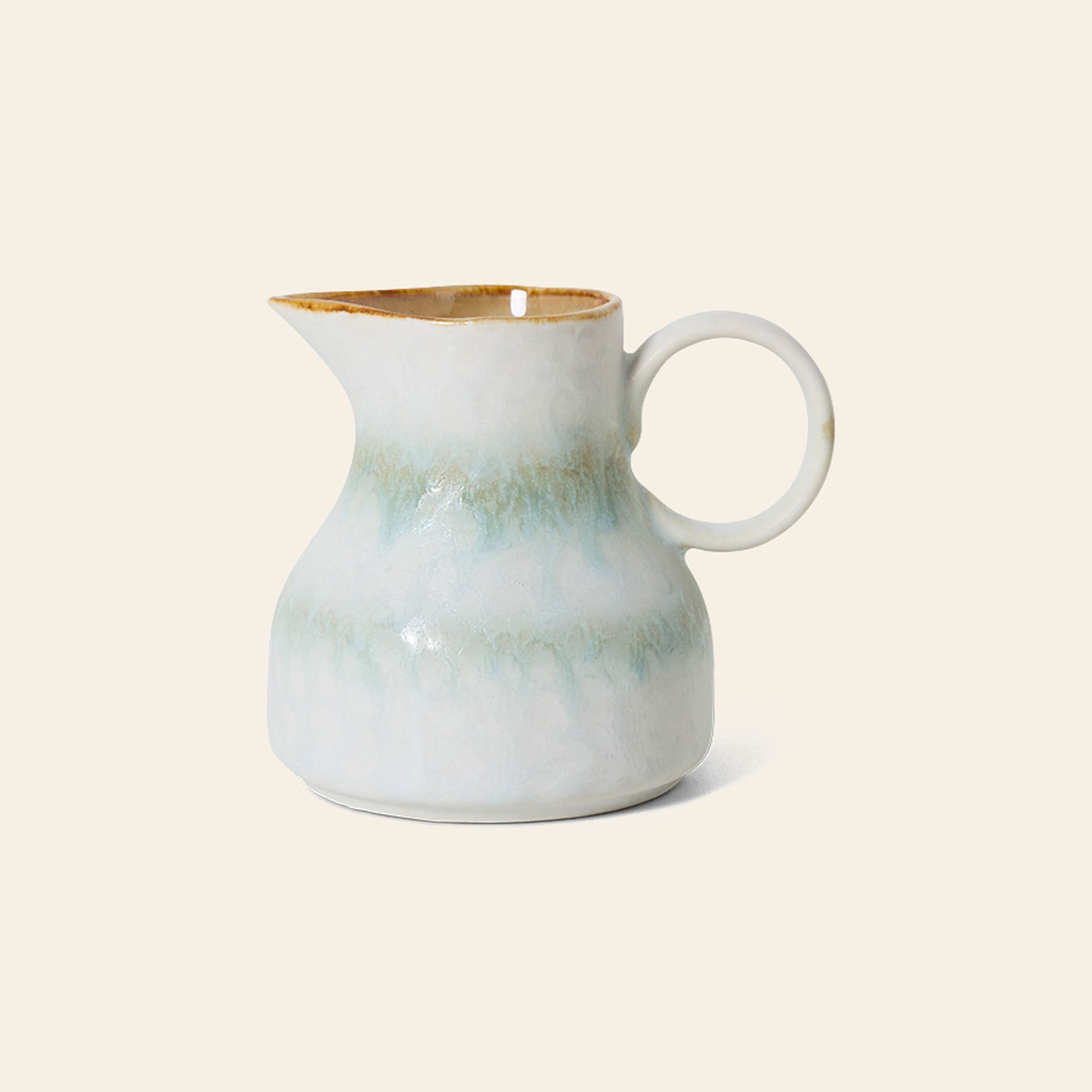 Era Living 70s Ceramics: Milk Jug - Petal