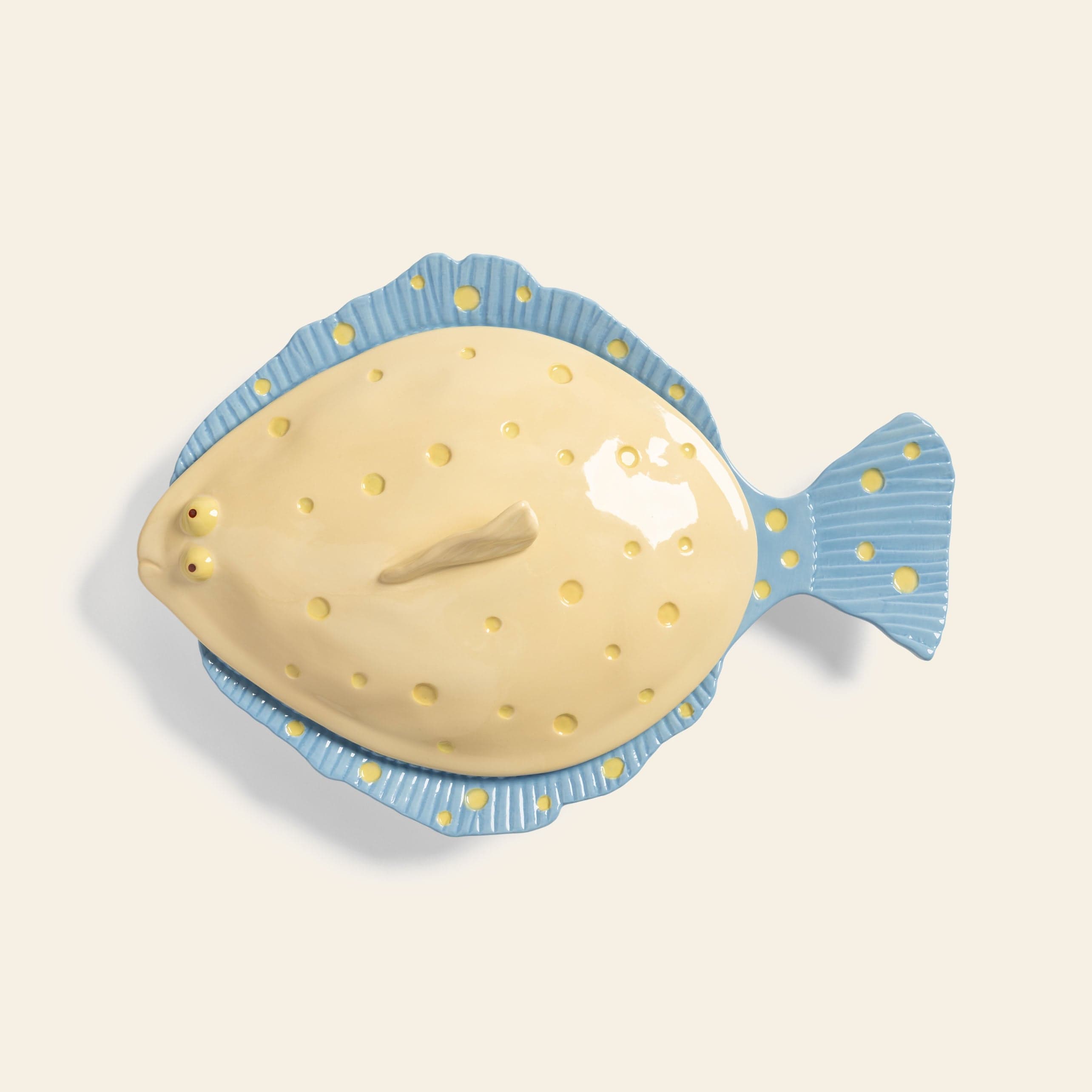 Tessel & Co. Plaice Tureen - Yellow