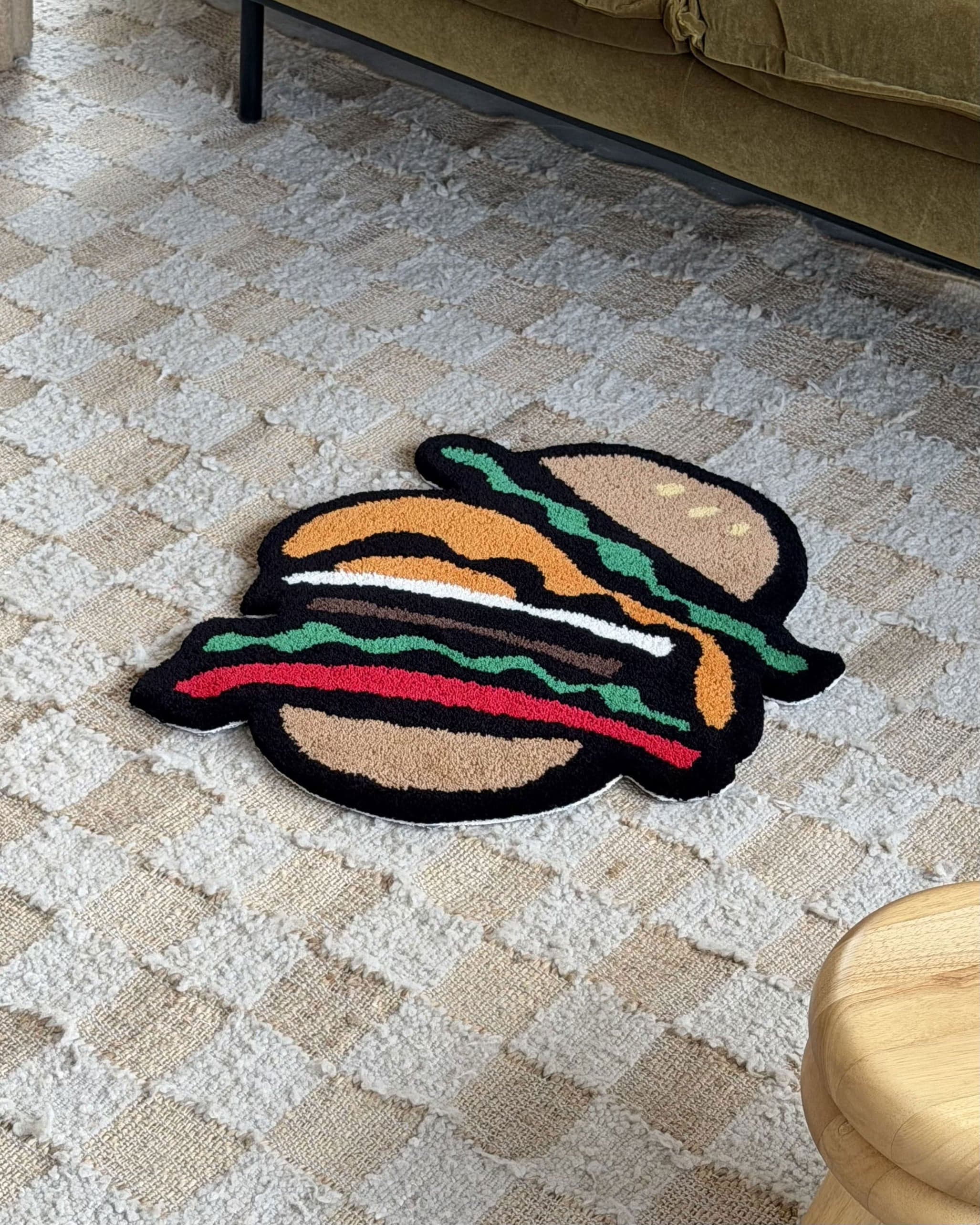 Loomworks Burger Rug view 2