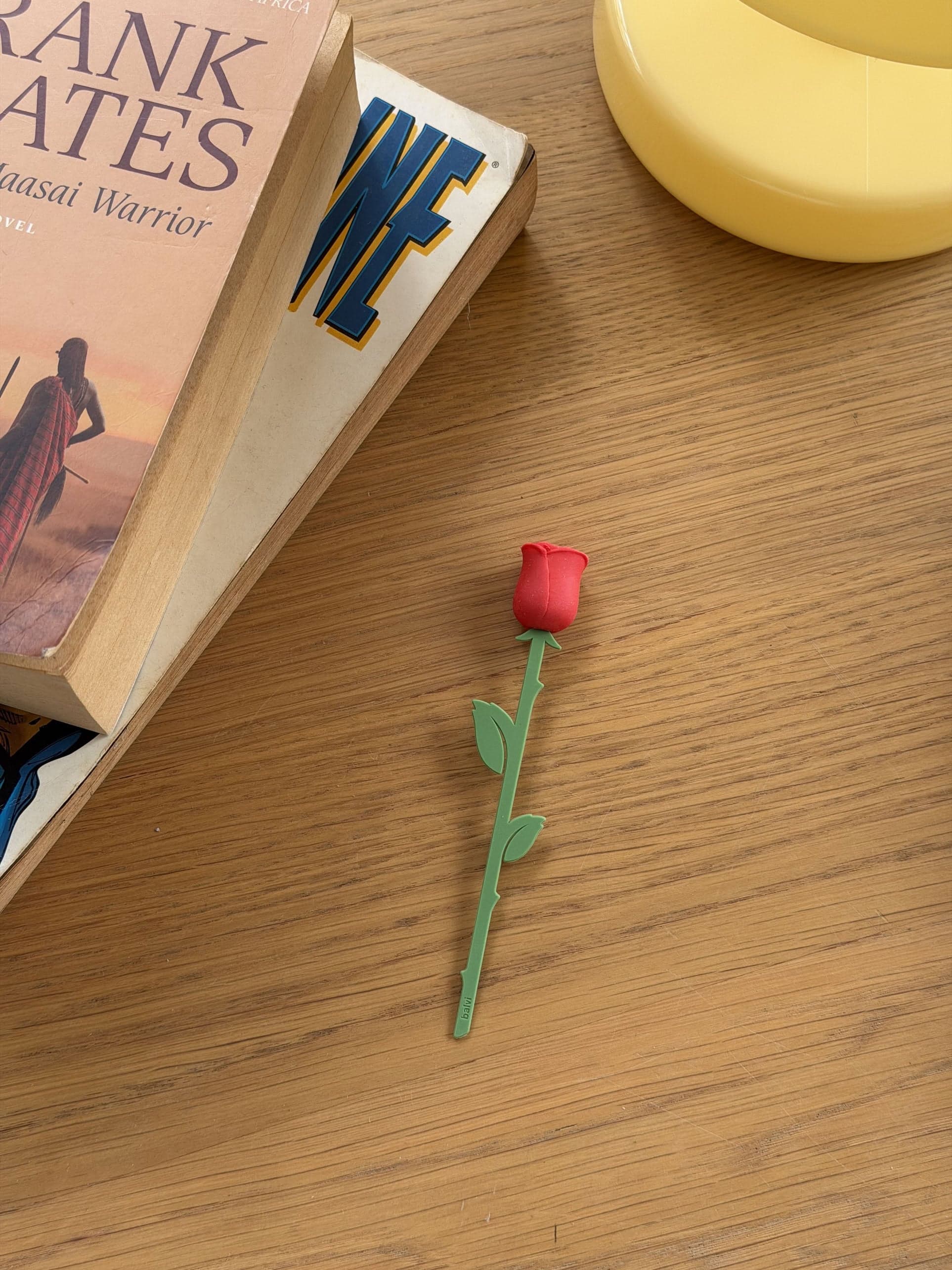 Marginalia Language of Flowers Bookmark - Rose — Default