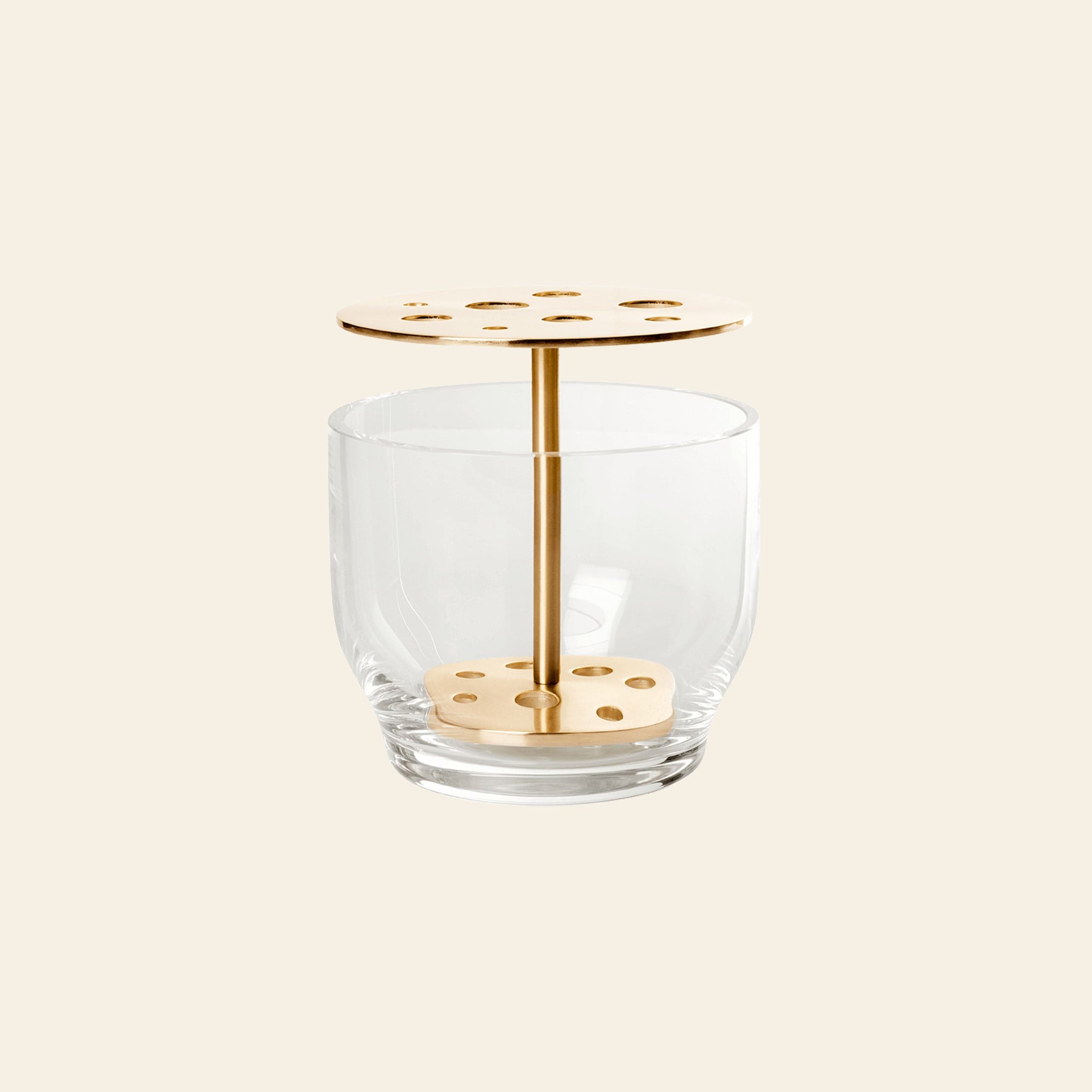 Norrform Ikebana Vase Small — Brass Plated