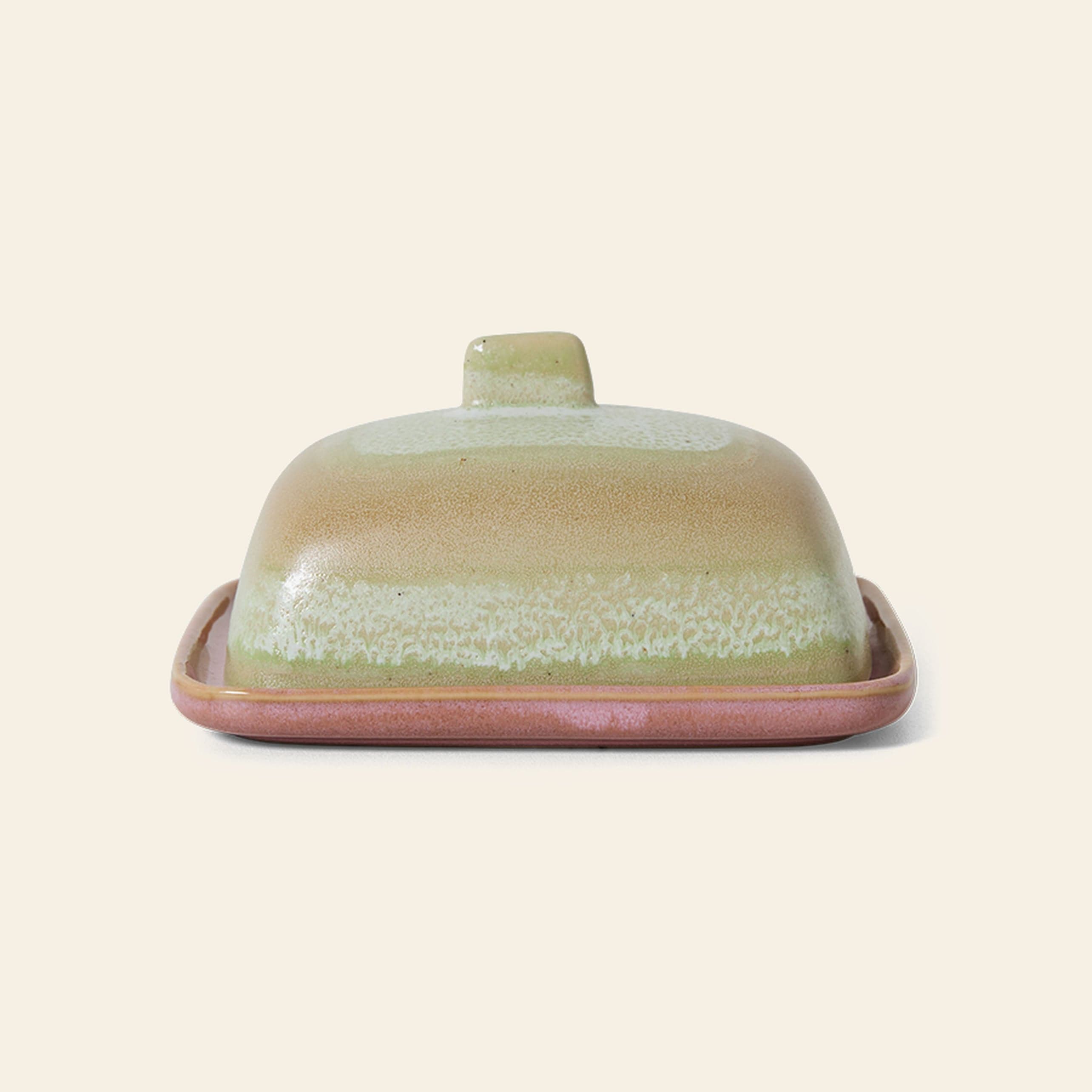 Era Living 70s Ceramics: Butter Dish - Skyline — Default