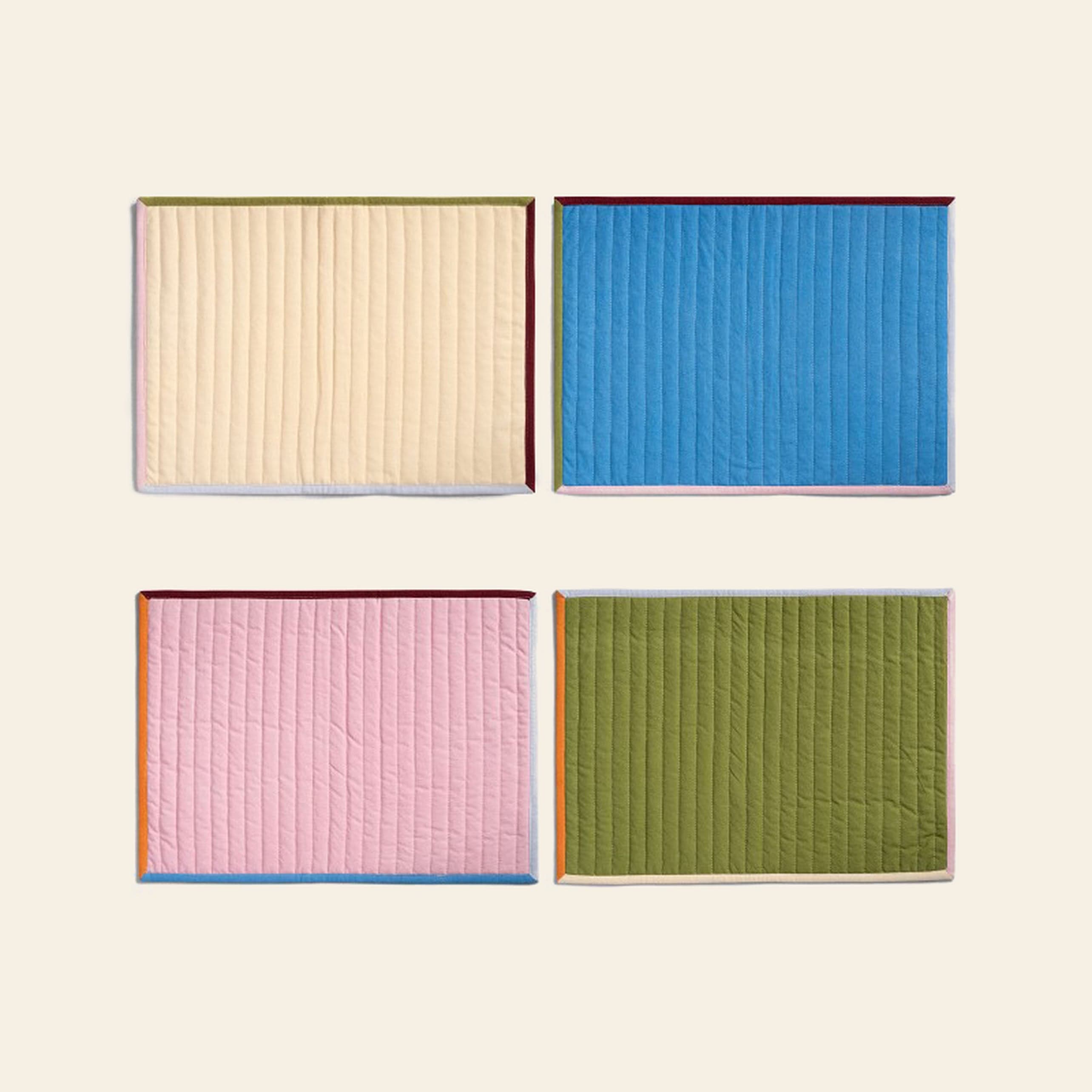 Tessel & Co. Stitch Placemat, Set of 4 - Multicolour — Default