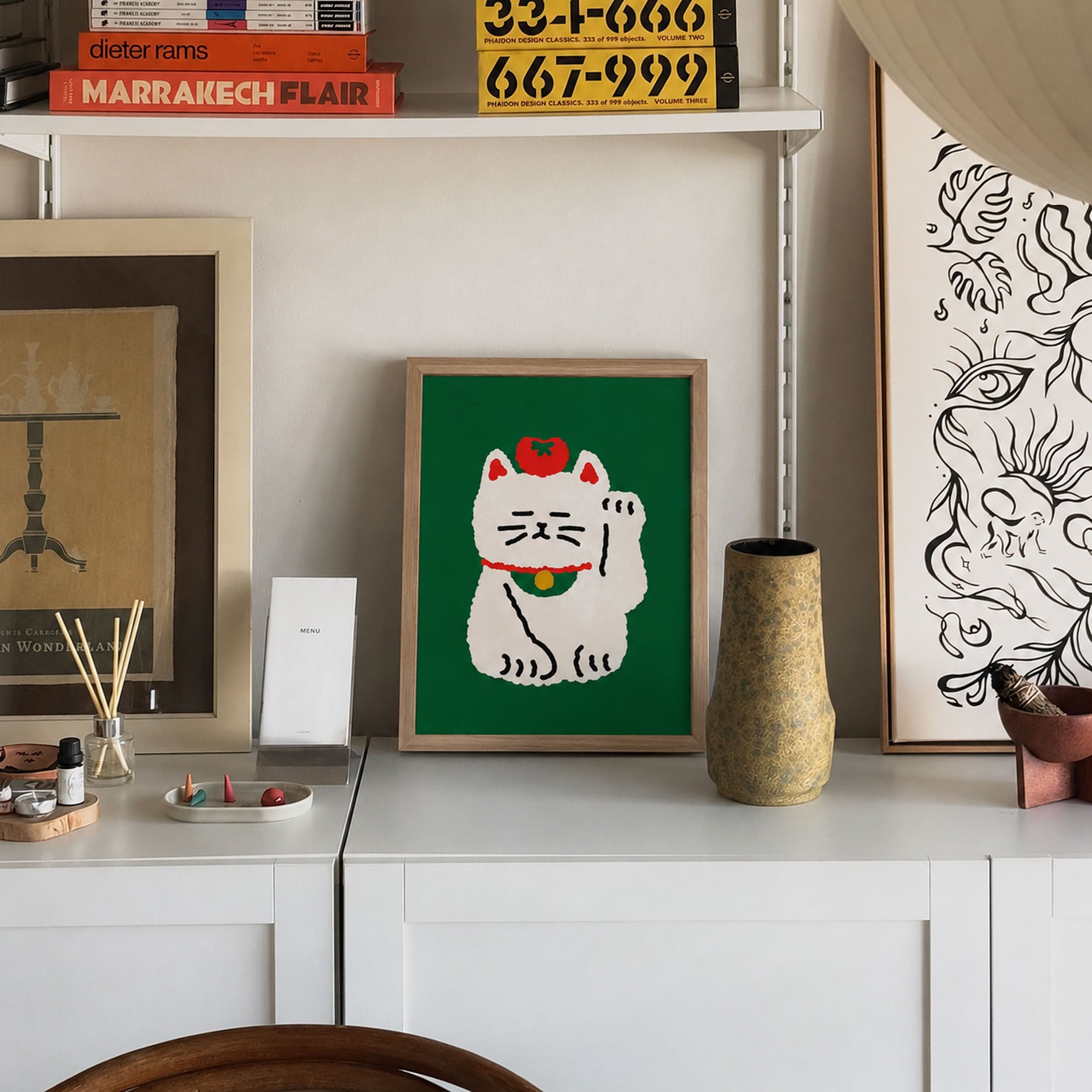 Motley Huat The Lucky Cat Poster (30x40) — Default