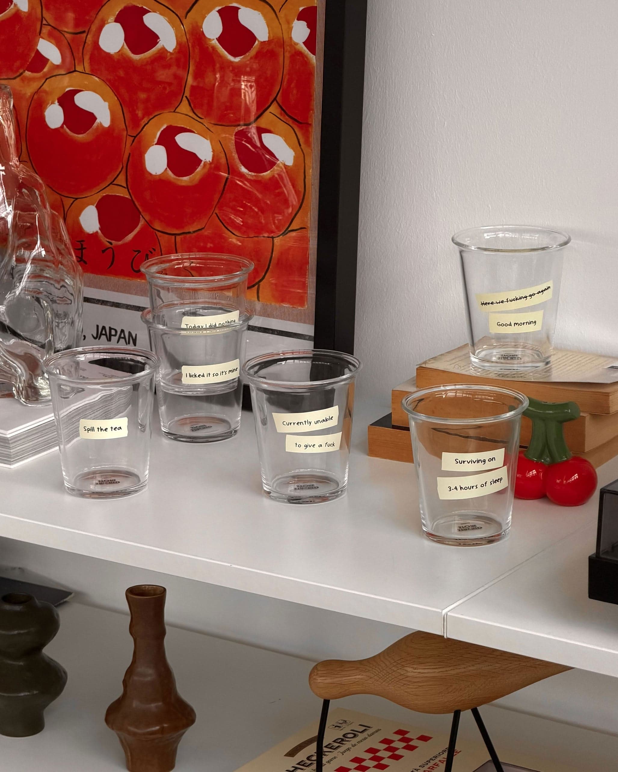 Motley Reality Check Cups, Set of 6 — Default